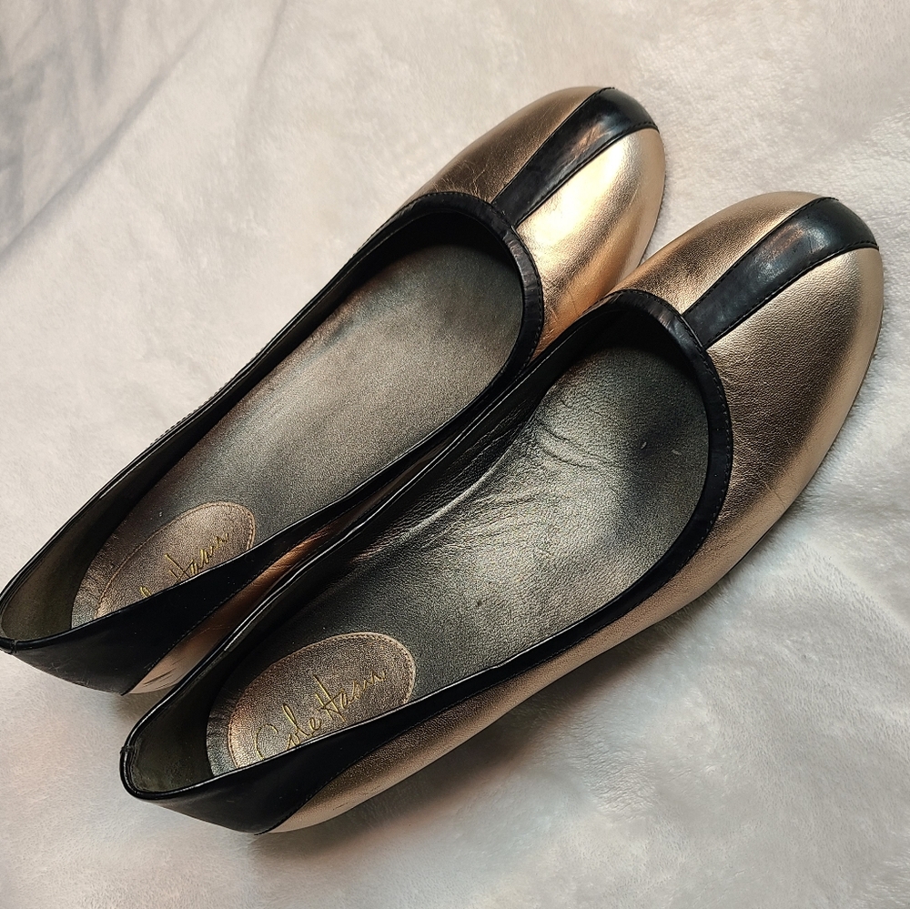 Ladies Cole Haan Low Wedge Casual Shoes Size 10